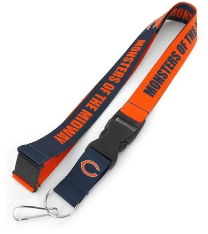 Chicago Bears NFL "Monsters of the Midway" Slogan Lanyard Cover