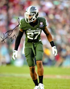 KURTIS DRUMMOND SIGNED 8X10 PHOTO MICHIGAN STATE FOOTBALL MSU AUTOGRAPHED AUTO - Picture 1 of 1