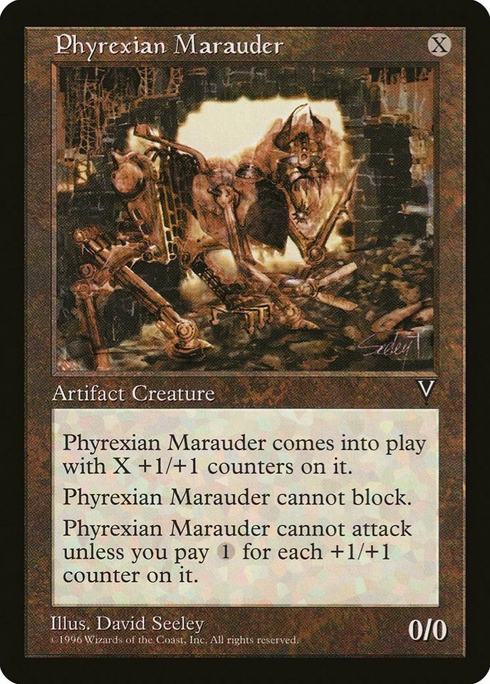 Phyrexian Marauder Visions NM Artifact Rare MAGIC THE GATHERING CARD ABUGames - Image 1 of 1
