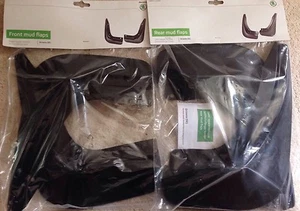 Genuine Skoda Octavia Mk3 2014-19 VRS FRONT & REAR Mudflaps 5E0075111 5E0075101 - Picture 1 of 9