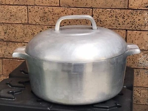 Wagner Ware Sidney -O- Magnalite 4248-M runder Aluminium Dutch Oven Bräter - Bild 1 von 10