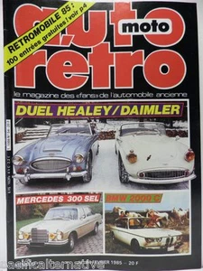 Revue AUTO RETRO magazine n° 54 - février 1985 collection healey daimler bmw2000 - Imagen 1 de 1