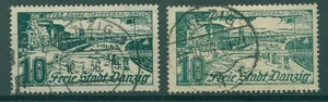 DANZIG 1936 Nr 259a+b gestempelt (923283) - Picture 1 of 1