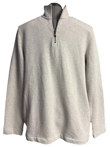 "Pulóver Ted Baker London gris con textura gofre media cremallera talla 4 Pit to Pit 23""" - Imagen 1 de 21