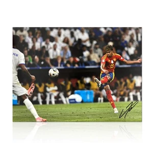 Lamine Yamal Signed Spain Football Photo: EURO Semi-Final - Picture 1 of 2