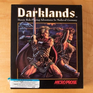 1992 Darklands - Heroic Role-Playing Adventures (DOS 486 - 3.5") Big Box Vintage - Picture 1 of 7