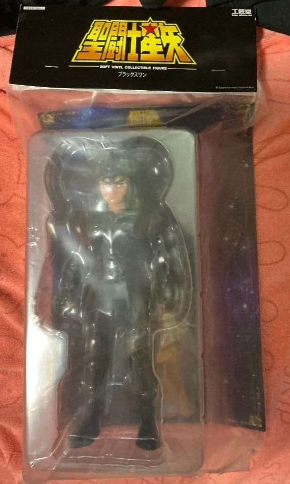 Kou Shou Do Saint Seiya Black Dark Cygnus Swan sofubi Soft Vinyl Figure - Image 1 of 1