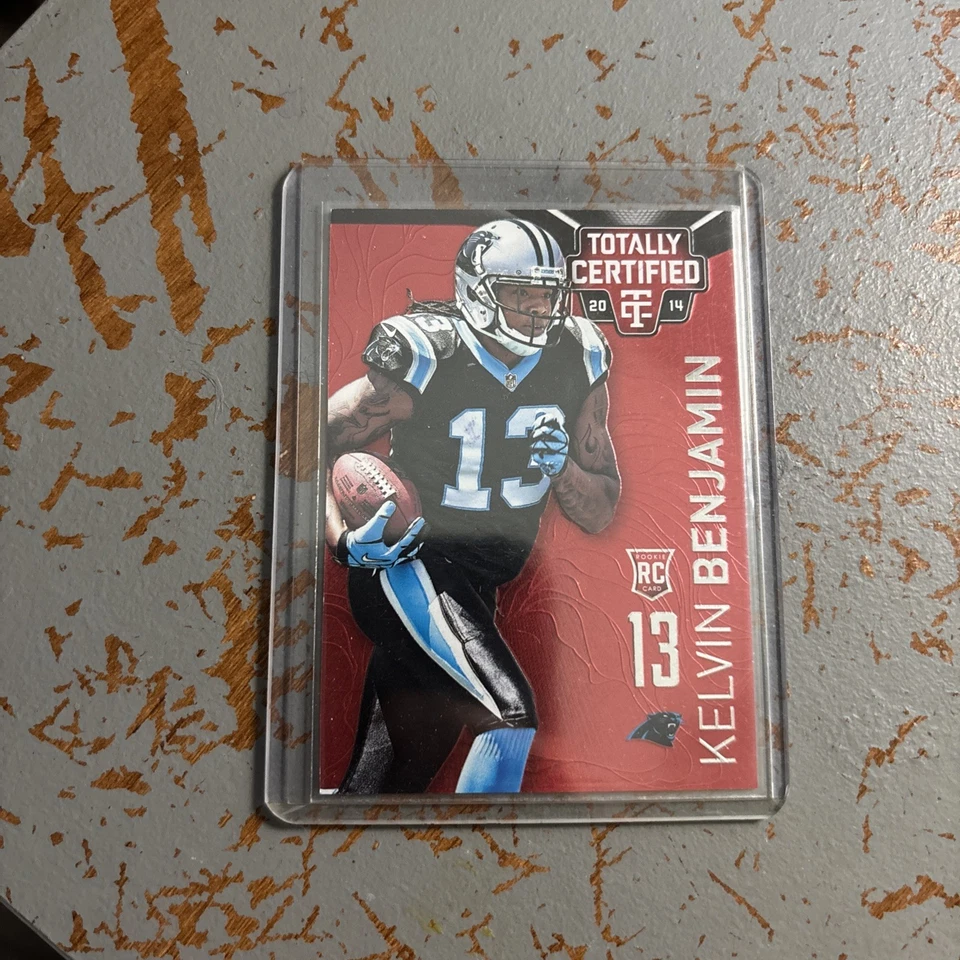2014 Panini Totally Certified #164 Kelvin Benjamin /100 Platinum Red - Image 1 of 2