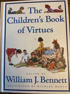 VG 1995 Hardcover First Edition The Children's Book of Virtues Bennett & Hague - Bild 1 von 5