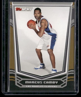2008-09 Topps Tipoff #40 Marcus Camby Gold #/99 Clippers SP - Image 1 of 2