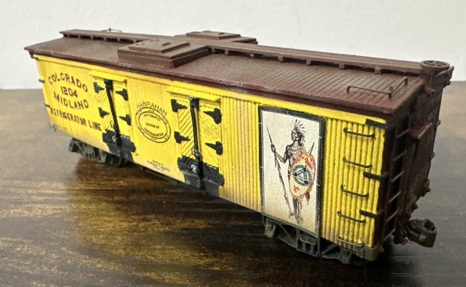 LaBelle Woodworking Kit #HO-46 Colorado Midland Hanrahan Reefer #1204 Pro-Built! - Image 1 of 4