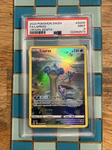 GRADED PSA 9 2023 Pokemon SWSH FA/Lapras Crown Zenith #GG05 - Bild 1 von 2