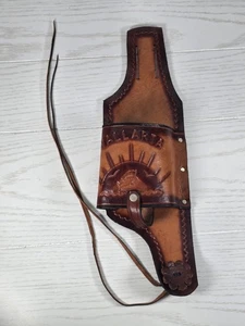 Funda de cuero vintage Vallaria Tooled aljaba diseño pez espada estilo occidental - Imagen 1 de 8