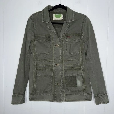 Chaqueta de campo militar verde Anthropologie para mujer usada en TV The Society talla S Foto 1 de 4
