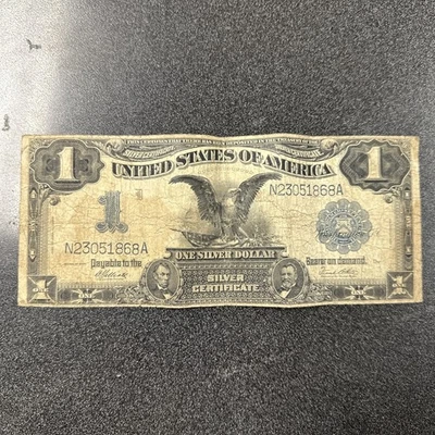 Series Of 1899 $1 Dollar Large Note. Silver Certificate - Image 1 of 2