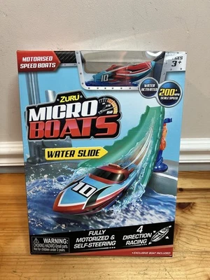 Zuru Micro Barcos Tobogán Acuático Motorizado Lancha Rápida Juguete Acuático Nuevo Sellado Foto 1 de 4