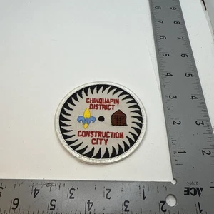 Chinquapin Bezirk Bau Stadt Patch BSA Pfadfinder 84A-1742Y - Bild 1 von 1