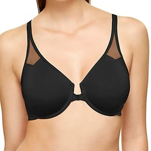 WACOAL REGGISENO SENZA CUCITURE T-STRAP RACERBACK CHIUSURA ANTERIORE NERO 38D NUOVO SENZA ETICHETTE - Foto 1 di 6