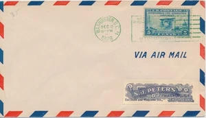 #650 Int Civil Aeronautics Conference no cachet FDC S.J. Peters Pharmacist - Picture 1 of 2