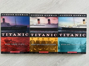 Titanic Series 1-3 Gordon Korman Homeschool AR Teacher AR Unsinkable Collision - Bild 1 von 4