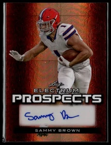 2024 Leaf Electrum #PA-SB1 Sammy Brown #/59 - Picture 1 of 2