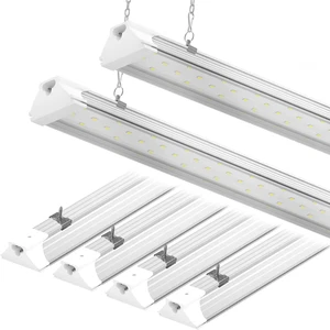 6 Pack LED Shop Light 4FT 60W, 8700LM Linkable Utility Garage Lights 5000K Dayli - Picture 1 of 6