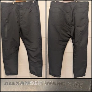 Alexander Wang X H&M Black Techwear trousers Size 36 Unisex VGC UK - Picture 1 of 7