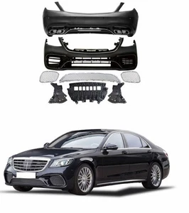 MERCEDES S CLASS W222 2018-2021 S65 AMG CONVERSION BODY KIT PRIMED BUMPERS TIPS - Picture 1 of 5
