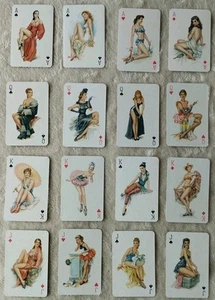 Vintage Pack Of 1960’s Risqué Nude Naked Models Sweet Heart Playing Cards - Picture 1 of 24