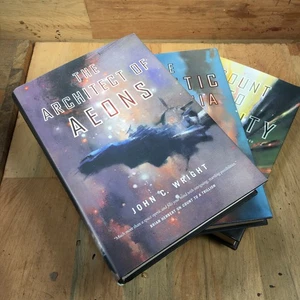 THE ESCHATON SEQUENCE by John C. Wright Book Lot Hardcover Dust-Jacket - Bild 1 von 6