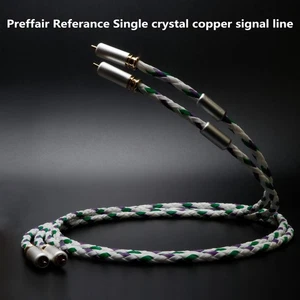 Preffair OCC HiFi Audio XLR/RCA Cable W/ 24K Gold Plated Plug for Audiophile NEW - Picture 1 of 29
