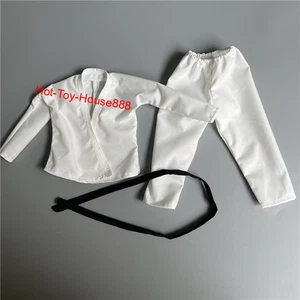 1/6 Scale white KUNG FU, JUDO OUTFIT set for 12'' Male Action Figure Body - Picture 1 of 10