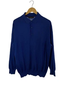 Loro Piana Strickpullover Kaschmir Polo 56 blau gebraucht - Bild 1 von 6