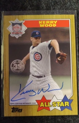 2022 Topps 1987 Topps All-Star Baseball Autographs Kerry Wood #87ASA-KW (AU) - Image 1 of 2