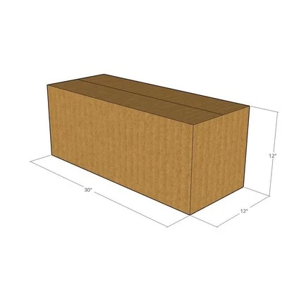 30x12x12 New Corrugated Boxes Cartons - 32 ECT Moving or Shipping Needs - Image 1 of 3