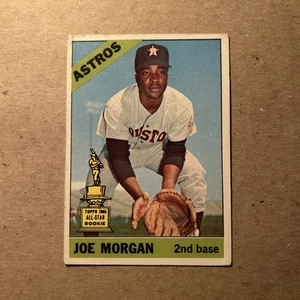 1966 Topps Baseball Joe Morgan Houston Astros Card #195 - Picture 1 of 2