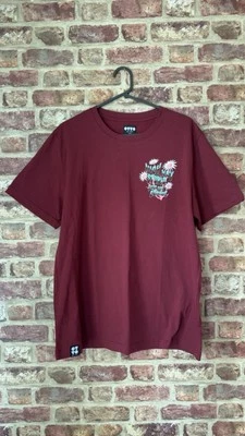Otto By Kris High Key Stupid Low Key Genius - Burgundy Unisex Size XL - Image 1 of 4