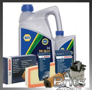 SERVICE KIT for Nissan Qashqai 1.6 DCI 360 IS MK1 - Bosch Filters Set & Oil - Picture 1 of 6