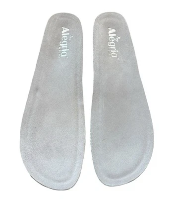Plantillas de repuesto anchas clásicas Alegria para mujer talla 39 gris “999GW” Foto 1 de 3