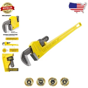 Llave de tubo ajustable confiable de 24 pulgadas - tratada térmicamente para máxima resistencia - Imagen 1 de 9