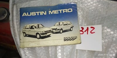 AUTO EPOCA AUSTIN METRO ROVER USO E MANUTENZIONI, 77 PAGG.- USATO DELL'EPOCA - Immagine 1 di 3