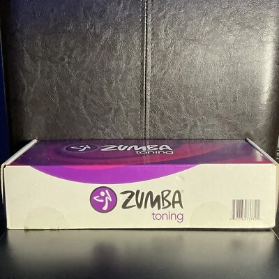 Zumba Toning Sticks Set of 2 Green Shaker Workout Weights 1 lb ea Gym Yoga Shake - Image 1 of 4