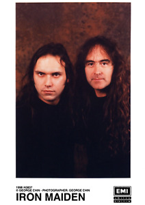 Iron Maiden - Promo Photo 1998 - Steve Harris & Blaze Bayley - Virtual XI