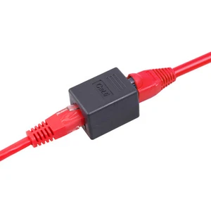 Adaptador acoplador RJ45 Cat6 conexión acoplamiento de conexión modular compatible con versiones anteriores NUEVO - Imagen 1 de 4