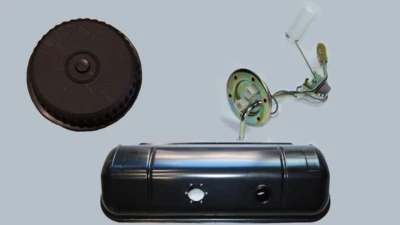 КЛАССИЧЕСКИЙ ТОПЛИВНЫЙ БАК FIAT 500 Л (1967-71) + БЛОК ОТПРАВИТЕЛЯ + КОМПЛЕКТ КРЫШКИ ТОПЛИВНОГО БАКА!!! - Изображение 1 из 4