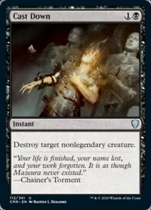 Cast Down x4 4x FOIL Commander Legends casi nuevo Magic The Gathering - Imagen 1 de 1