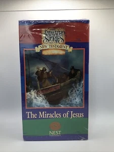 The Miracles of Jesus Animated Stories, VHS NEW SEALED - Foto 1 di 1