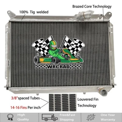 Aluminum Cooling Radiator Fits Nissan 300ZX Z31 VG30 3.0L V6 Gas 1984-1988 1987 - Image 1 of 4