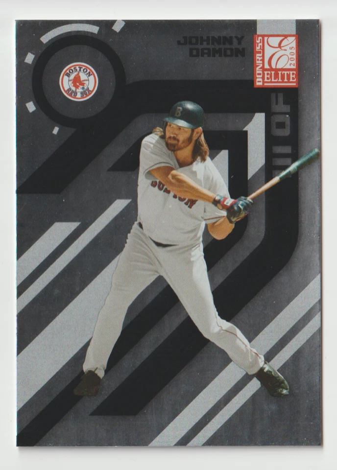 2005 Donruss Elite Baseball #28 Johnny Damon - Boston Red Sox - Image 1 of 2