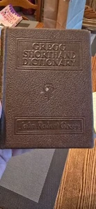 Vintage Gregg Shorthand Dictionary 1930 Ed - 1944 Printing - Picture 1 of 4